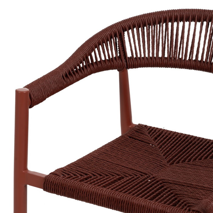 Silla Apilable Caldera Pe-Aluminio Salón 57,50 X 56 X 74 cm (Set de 2)