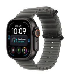 Apple Watch Ultra 4 GPS + Cellular 49mm Caja de Titanio Negro con Correa Ocean Negro Translúcido