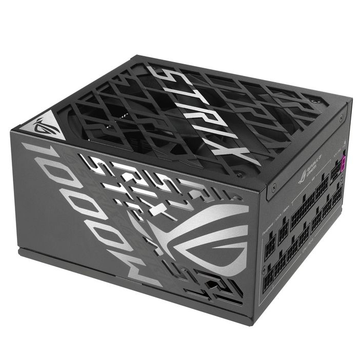 Asus ROG Strix 1000W Platinum, Fuente de Alimentación ATX 3.1, PCIe 5.0, 80 PLUS Platinum, GaN, 0dB, 10 Años Garantía