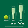 Earth Rated Juguete Mordedor Chew Toy L Verde Goma para Perros Duradero Apto Lavavajillas