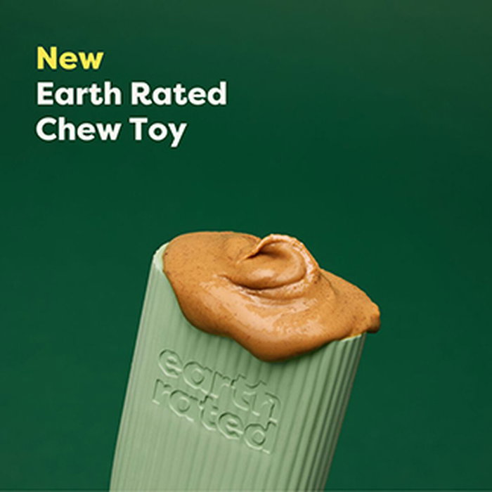 Earth Rated Juguete Mordedor Chew Toy L Verde Goma para Perros Duradero Apto Lavavajillas