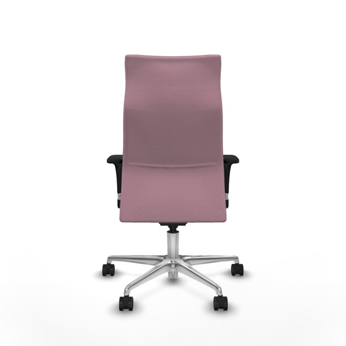 PIQUERAS Y CRESPO Sillón Albacete con Mecanismo Sincro, Tela Rosa, Base Aluminio PIQUERAS Y CRESPO Sillón Albacete con Mecanismo Sincro, Tela Rosa, Base Aluminio
