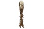 DKD Home Decor Lámpara de pie de teca hecha a mano 40x40x180 cm