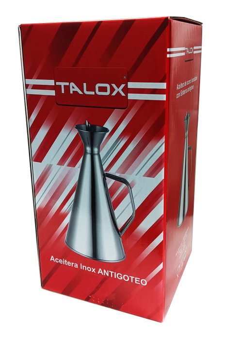 TALOX Aceitera Antigoteo Inox 500 ml TXOIL500 TALOX Aceitera Antigoteo Inox 500 ml TXOIL500