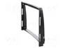 METRA Bastidor de montaje de radio 2 DIN para Hyundai Elantra 2006-2011, negro