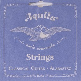 Juego de Cuerdas Aquila para Guitarra Clásica 19C Alabastro Tensión Normal
