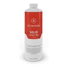 EK Water Blocks EK-CryoFuel Solid Premix, Scarlet Red - 1000ml