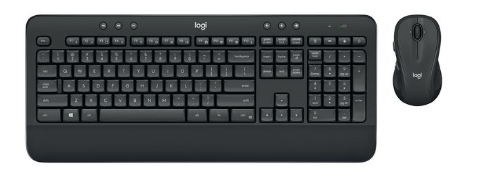 Logitech MK545 Advanced Combo Teclado y Ratón Inalámbrico USB Unifying, Teclado de Tamaño Completo con Reposamuñecas y Ratón Láser para PC Logitech MK545 Advanced Combo Teclado y Ratón Inalámbrico USB Unifying, Teclado de Tamaño Completo con Reposamuñecas y Ratón Láser para PC