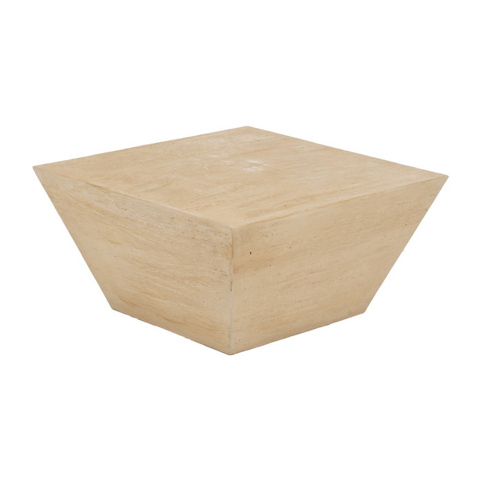 Mesa Centro Beige Magnesio 80 X 80 X 40 cm