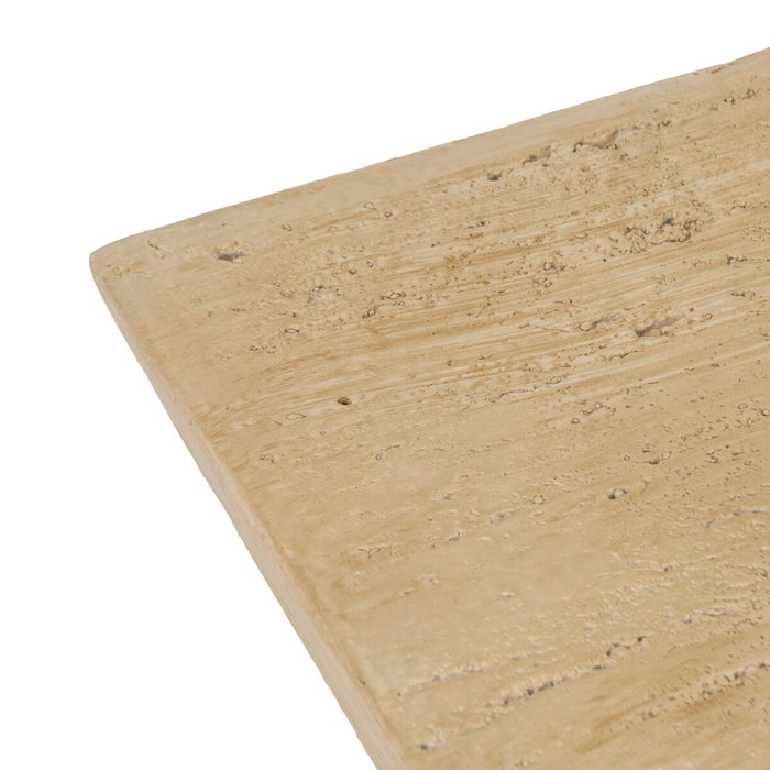 Ixia Mesa de Centro Beige Magnesio 80 x 80 x 40 cm