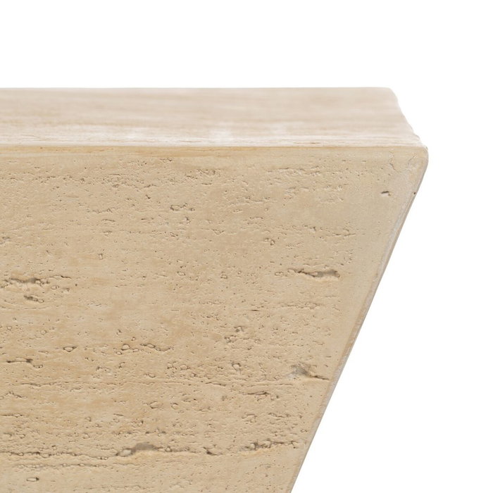 Ixia Mesa de Centro Beige Magnesio 80 x 80 x 40 cm