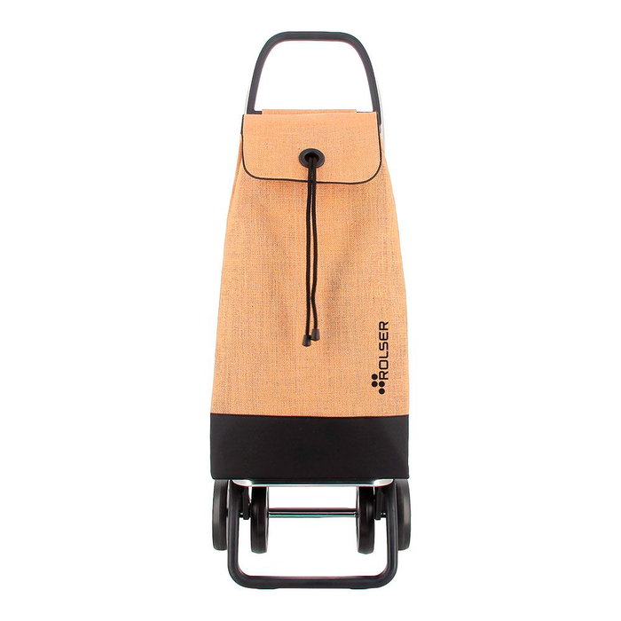 Rolser Carro de la Compra I-max MF 4, 43L, Yute/Negro