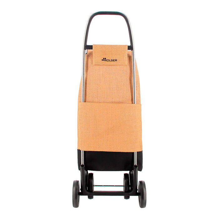 Rolser Carro de la Compra I-max MF 4, 43L, Yute/Negro