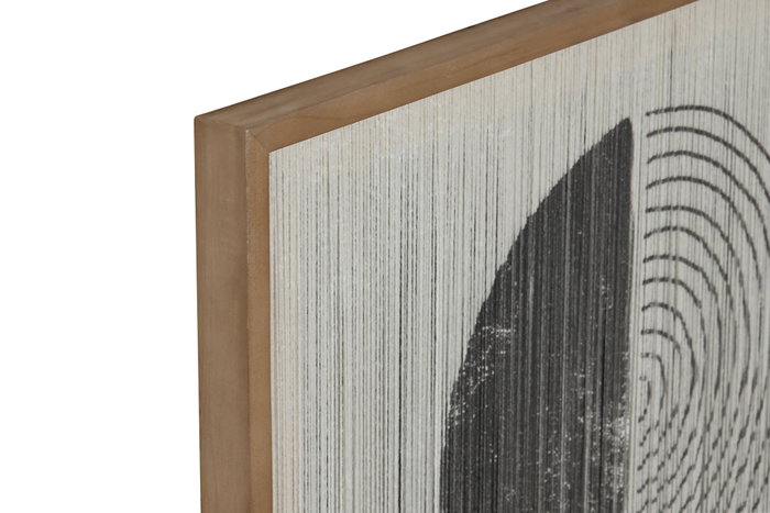 DKD Home Decor Cuadro Algodón Abeto 60x3x80 Moderno Surtido de 2