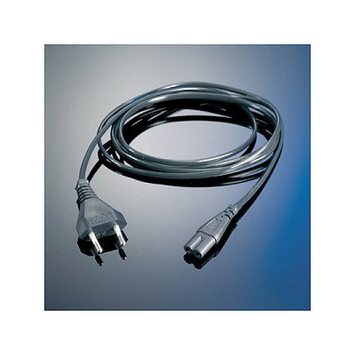 ROLINE Cable de Alimentación IEC320 C7 2 polos, Euro-Flachstecker CEE7/16 a Conector C7, Negro, 1.8 m, 250 V, 2.5 A