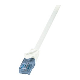 LogiLink Patch Cable Cat.6A U/UTP Blanco 1,00 m