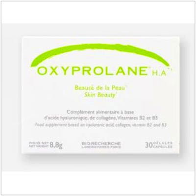 Oxyprolane H.A Acido Hialuronico y Colageno Hidrolizado para Piel Normal, 30 Capsulas