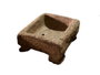 DKD Home Decor Centro de Mesa de Teca Natural 27x22x10 cm (Pack de 2) inevitable