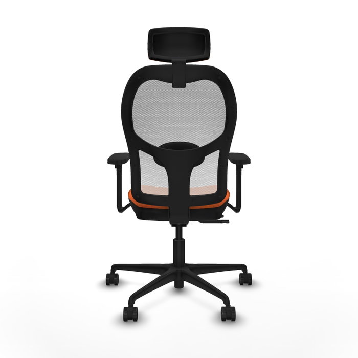 PIQUERAS Y CRESPO Silla de oficina Jorquera Sincro/Traslack Naranja y Blanco PIQUERAS Y CRESPO Silla de oficina Jorquera Sincro/Traslack Naranja y Blanco