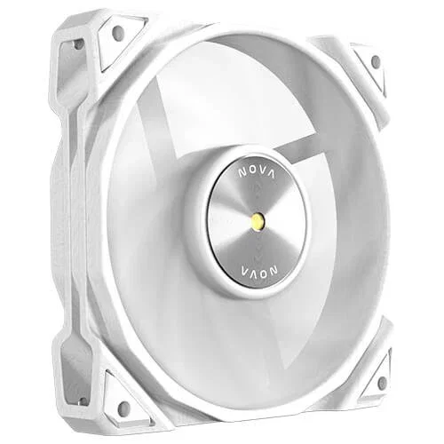 Antec Nova Ventilador para PC - 120mm, Blanco, PWM, FDB, Hasta 95.32 CFM / 3200 RPM, Ruido hasta 38.7 dB(A)