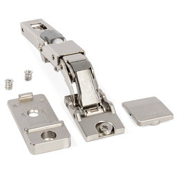 Salice Bisagra Universal + Para Puertas Fenólicas 110º Con Cierre Amortiguado Níquel