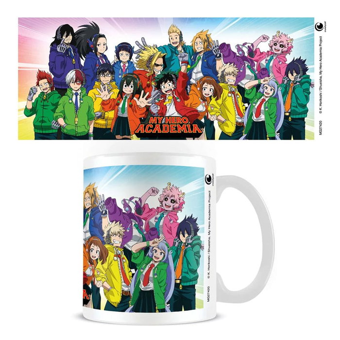 Pyramid International Taza My Hero Academia Groupies de cerámica con capacidad de 0,315 litros Pyramid International Taza My Hero Academia Groupies de cerámica con capacidad de 0,315 litros