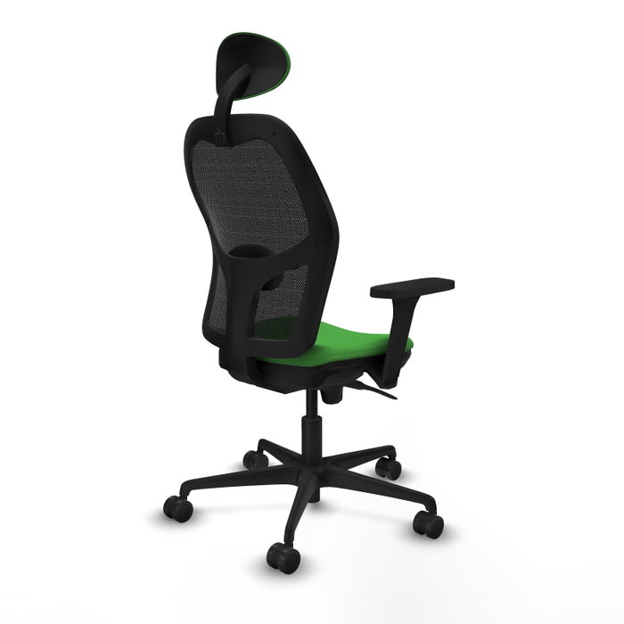 PIQUERAS Y CRESPO Silla de oficina Jorquera Verde y Negro