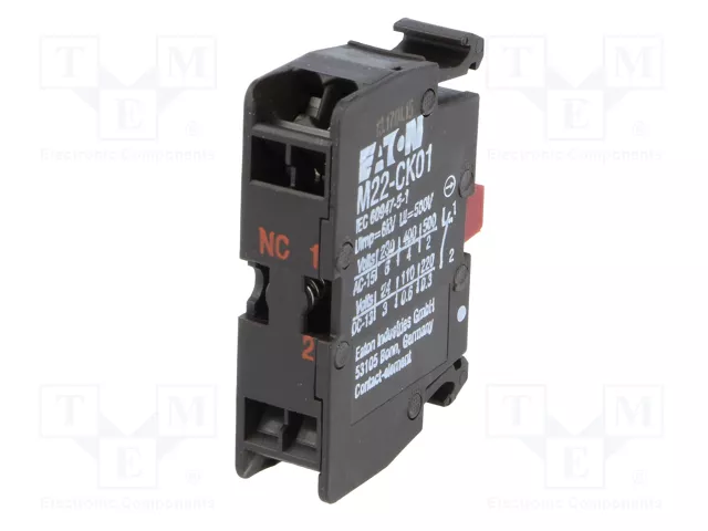 Eaton M22-CK01 Elemento de contacto auxiliar con 1 contacto conmutado Eaton M22-CK01 Elemento de contacto auxiliar con 1 contacto conmutado