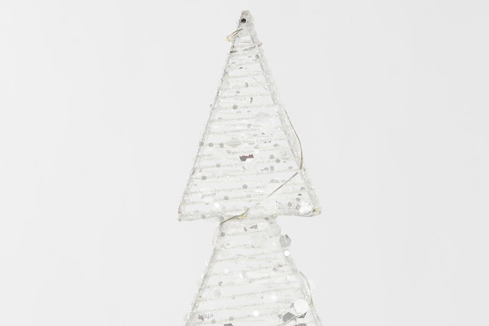 DKD Home Decor Decoración Luminosa Metal LED Blanco 18x6x50 cm (Pack de 2)