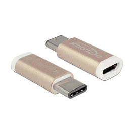 DeLOCK Adaptador USB 2.0 C a Micro-B 65677 Cobre