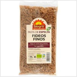BIOGRA Fideos Finos De Espelta Bio Vegan 250gr