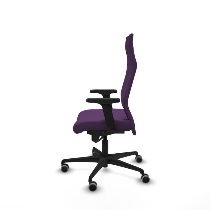 PIQUERAS Y CRESPO Sillón Albacete Morado con Mecanismo Sincro y Brazos 2D