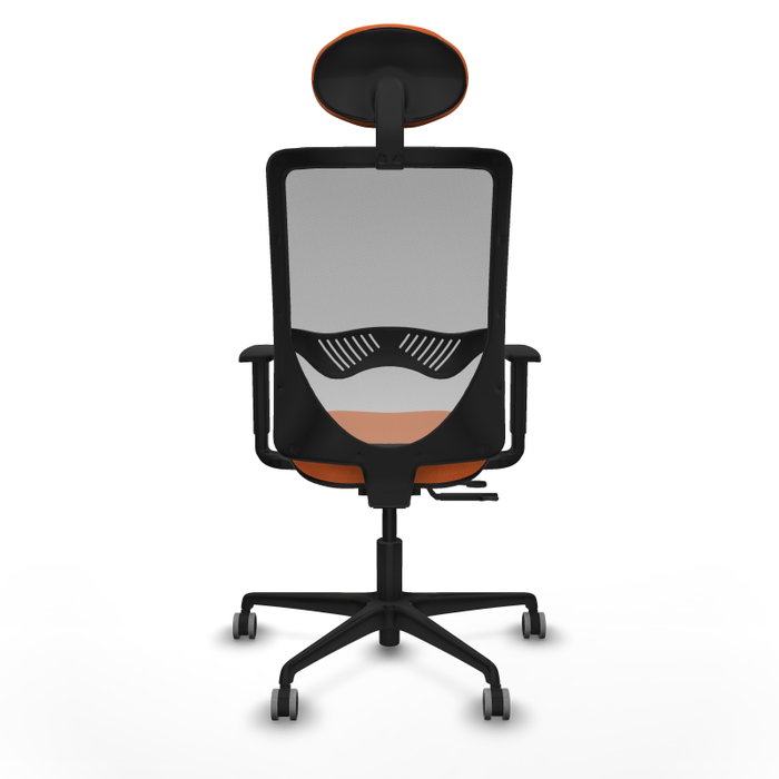 PIQUERAS Y CRESPO Silla de oficina Zulema Naranja y Gris PIQUERAS Y CRESPO Silla de oficina Zulema Naranja y Gris