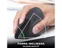 TNB Ratón Inalámbrico Vertical Ergonómico Bluetooth + USB-A 2,4 GHz Negro