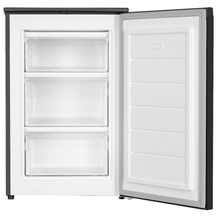 Bomann GS 7253 Congelador efecto acero inoxidable negro