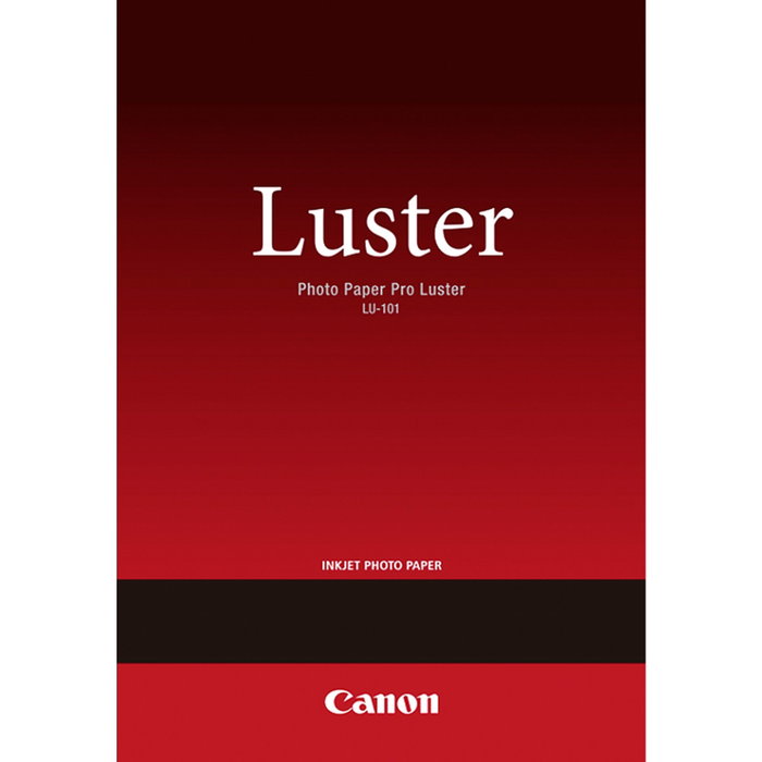 Canon LU-101 Papel Fotográfico Pro Luster A3 260g, 20 Hojas