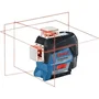 Bosch Professional 0601063R02 Láser de Línea 12V GLL 3-80 C + Batería GBA 2Ah + Cargador + Caja L-BOXX