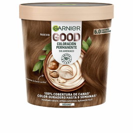 Garnier GOOD Coloración Permanente Sin Amoníaco 6.0 Castaño Mocaccino