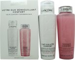 Lancôme Duo Confort Gift Set con Galatée Confort Leche Limpiadora y Tonique Confort Tónico Hidratante de 400 ml cada uno