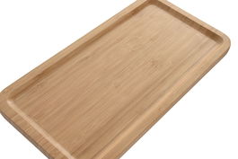 DKD Home Decor Bandeja Bambu Natural 30.5 x 15.6 x 6.8 cm