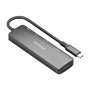 Hub USB Aisens USB-C DOCK 6 EN 1 GRIS Gris 100 W