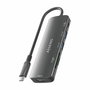 Hub USB Aisens USB-C DOCK 6 EN 1 GRIS Gris 100 W
