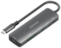 Aisens USB-C Dock 6 en 1 ASUC-6P023-GR con HDMI, 2xUSB-A y PD 100W, Gris