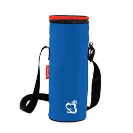 Marbueno Botellero Poliester Neon Color Azul 1,5L 33x10 cm Camping y Playa MARBUENO SUMMER 10148A
