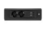 Bachmann Casia 2 Regleta 2 Tomas CEE 7/3 + 1xUSB A/C 22W 2m Negro