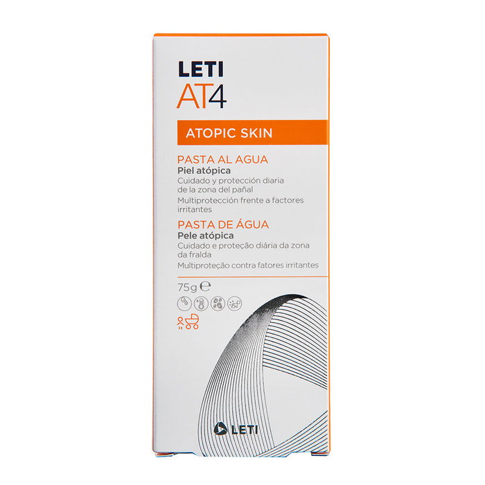 Leti Pharma Atopic Skin Pasta al Agua 75 g para Piel Atópica, Protección del Pañal Leti Pharma Atopic Skin Pasta al Agua 75 g para Piel Atópica, Protección del Pañal