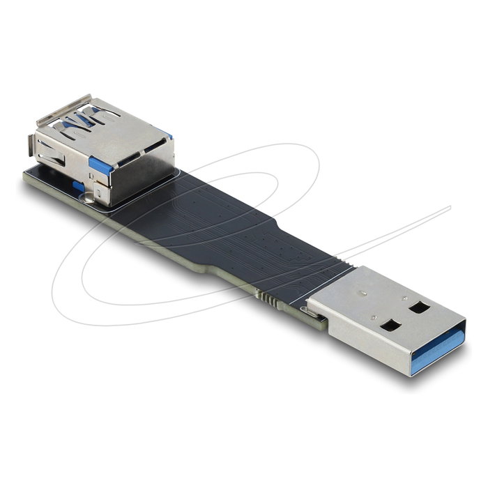 DeLOCK Adaptador USB 67420 USB 10 Gbps Tipo A Hembra a Macho Recto, Negro, Plug and Play