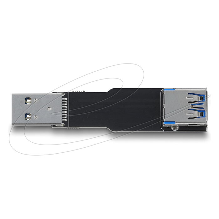 DeLOCK Adaptador USB 67420 USB 10 Gbps Tipo A Hembra a Macho Recto, Negro, Plug and Play