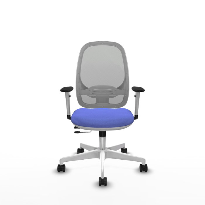 PIQUERAS Y CRESPO Silla de oficina Cilanco Azul claro y Gris