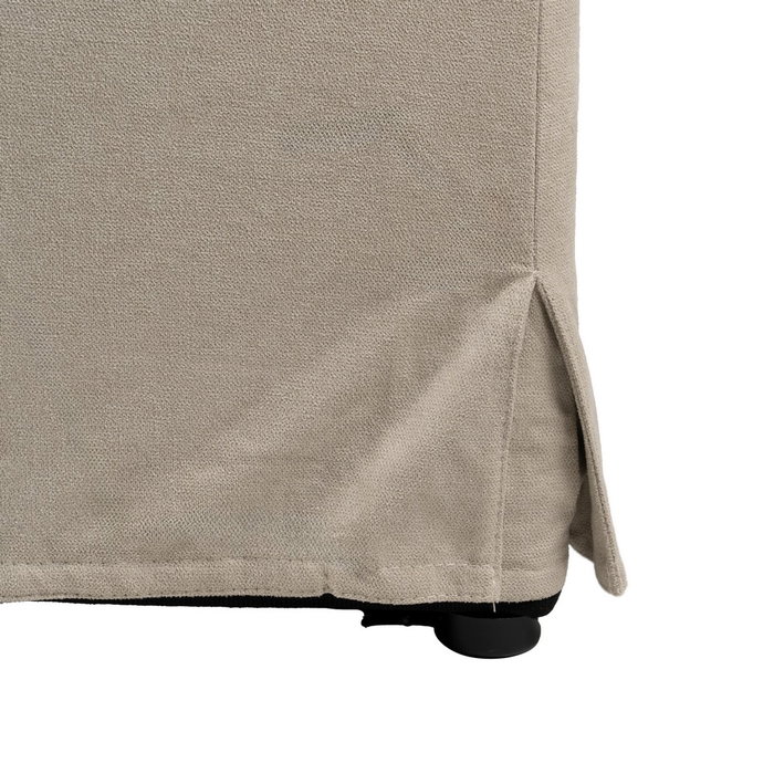 Cama Canapé Beige Tejido Dormitorio 166 X 215 X 96 cm Cama Canapé Beige Tejido Dormitorio 166 X 215 X 96 cm